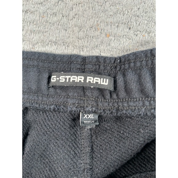 G-Star Raw Shorts Men's 2XL Black Tape Sweat Activewear Running Football Sports - Picture 3 of 9